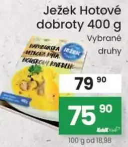 Kubík potraviny Ježek Hotové dobroty nabídka
