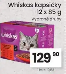 Kubík potraviny Whiskas kapsičky nabídka