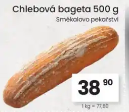 Kubík potraviny Chlebová bageta nabídka