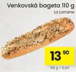 Kubík potraviny Venkovská bageta nabídka
