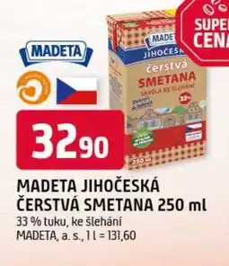Trefa Madeta jihočeská čerstvá smetana nabídka