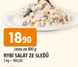 Trefa Rybí salát ze sleďů nabídka