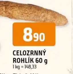 Trefa Celozrnný rohlík nabídka
