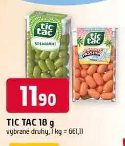Trefa Tic tac nabídka