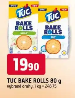 Trefa Tuc bake rolls nabídka