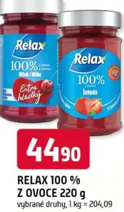 Trefa Relax 100 % z ovoce nabídka