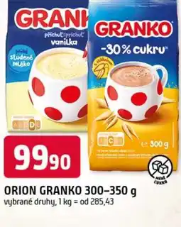 Trefa Orion granko nabídka