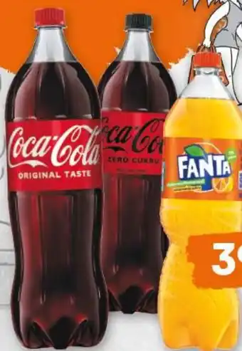 Trefa Coca-cola, fanta, sprite nabídka