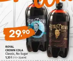 Trefa ROYAL CROWN COLA Classic, No Sugar nabídka