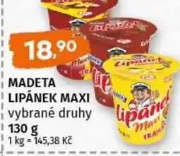 Trefa Madeta lipánek maxi nabídka
