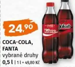 Trefa COCA-COLA, FANTA nabídka