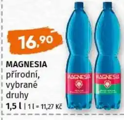Trefa Magnesia přírodní nabídka