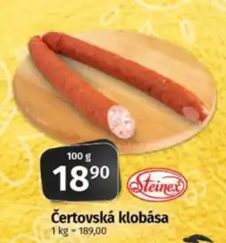 COOP TIP Čertovská klobása nabídka