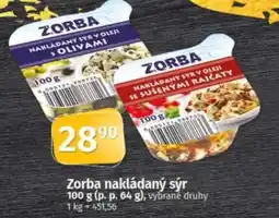 COOP TIP ZORBA nakládaný sýr nabídka