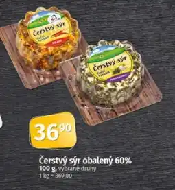 COOP TIP Čerstvý sýr obalený 60% nabídka