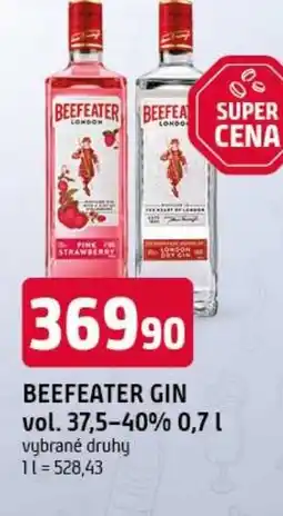 Trefa Beefeater gin vol.37.5-40% nabídka
