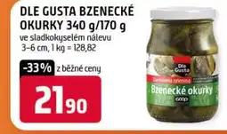 Trefa Dle gusta bzenecké okurky nabídka