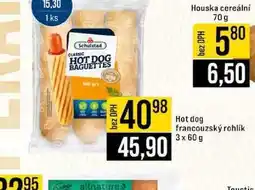 Jip Hot dog francouzský rohlík 3 x 60 g nabídka