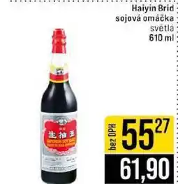 Jip Haiyin Brid sojová omáčka světlá 610 ml nabídka