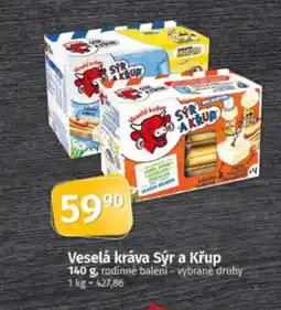 COOP TIP Veselá kráva Sýr a Křup nabídka