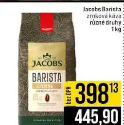 Jip Jacobs Barista zrnková káva různé druhy 1kg nabídka