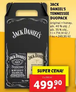 Lidl JACK DANIEL'S Tennessee Duopack nabídka