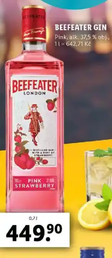 Lidl BEEFEATER Gin nabídka
