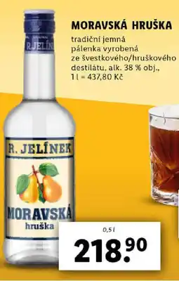 Lidl Moravská Hruška nabídka