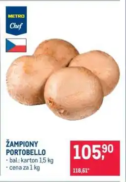Makro Žampiony Portobello nabídka