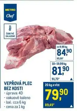 Makro Vepřová plec bez kosti nabídka