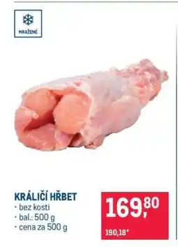Makro Králičí hřbet nabídka