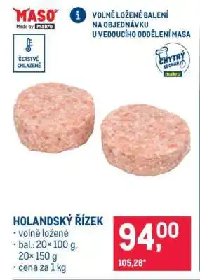 Makro Holandský řízek nabídka