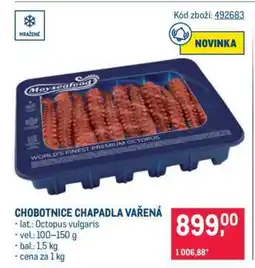 Makro Chobotnice chapadla vařená nabídka