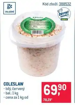 Makro Coleslaw nabídka