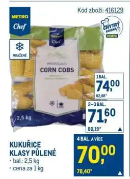 Makro Kukuřice klasy půlené nabídka