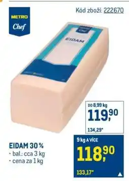 Makro Eidam 30 % nabídka