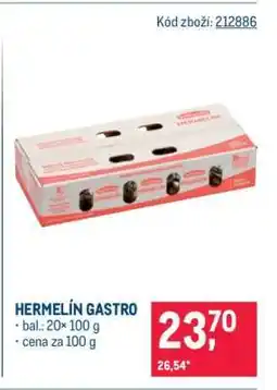 Makro Hermelín gastro nabídka