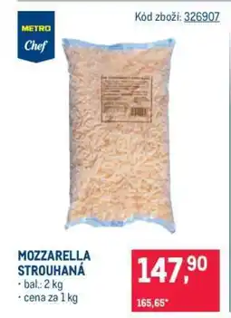 Makro Mozzarella strouhaná nabídka