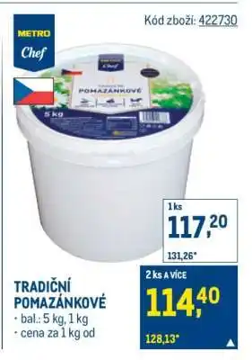 Makro Tradiční pomazánkové nabídka
