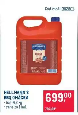 Makro Hellmann's BBQ omáčka nabídka