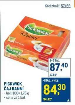 Makro Pickwick čaj Ranní nabídka