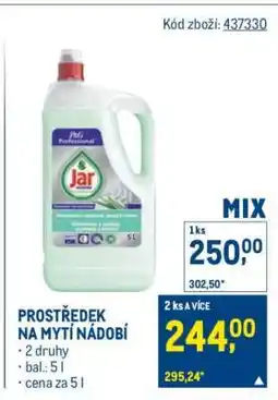 Makro Prostředek na mytí nádobí nabídka