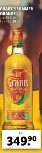 Lidl Grant's Summer orange nabídka