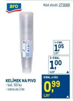 Makro Kelímek na pivo nabídka