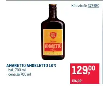 Makro AMARETTO ANGELETTO 16 % nabídka