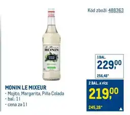 Makro MONIN LE MIXEUR nabídka