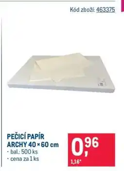 Makro PEČICÍ PAPÍR ARCHY 40 × 60 cm nabídka