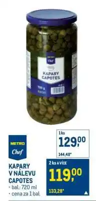 Makro KAPARY V NÁLEVU CAPOTES nabídka