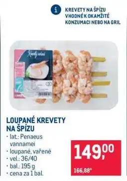 Makro LOUPANÉ KREVETY NA ŠPÍZU nabídka