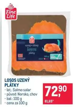 Makro Losos uzený plátky nabídka